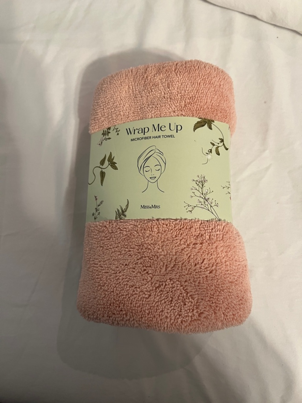 Microfiber Hair Towel - Pink